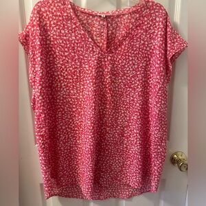JODIFL Pink and White Patterned Blouse
